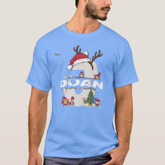 T-shirt Juan Christmasw Juan Nom pour les Noël drôles