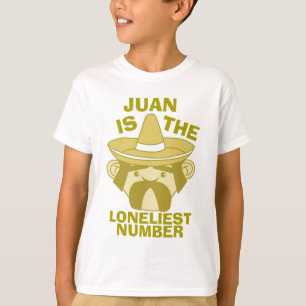 T-shirt Juan est le numéro le plus solitaire