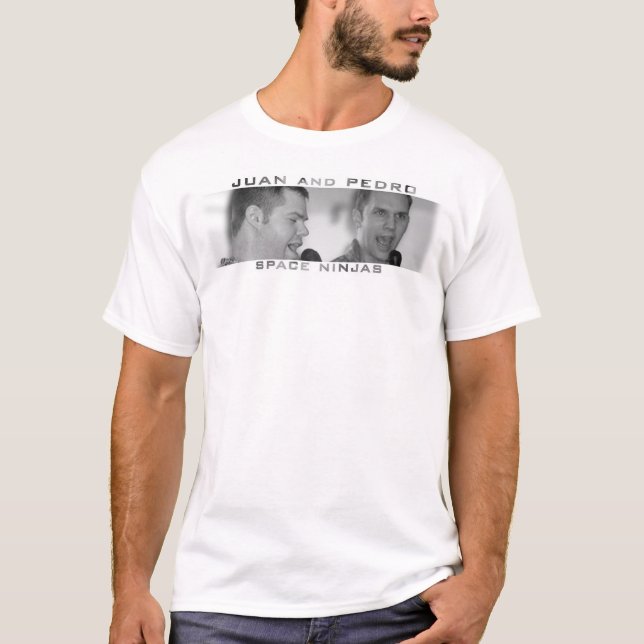 T-shirt Juan et Pedro : : ninjas de l'espace (Devant)