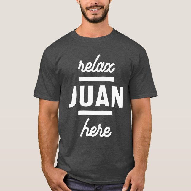 T-shirt Juan Nom personnalisé Anniversaire Cadeau (Devant)