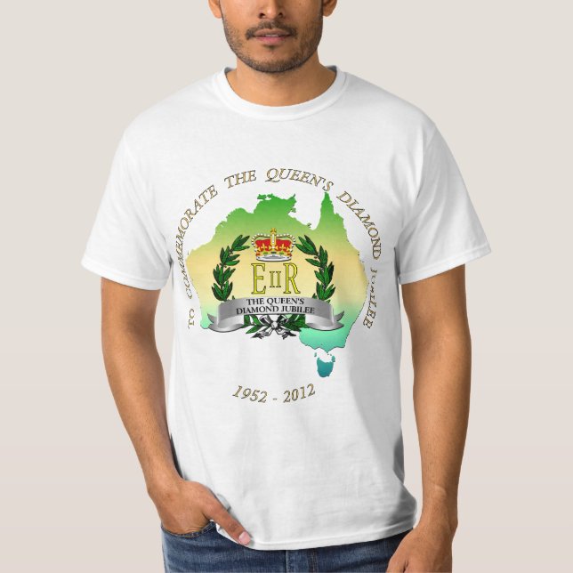 T-shirt Jubilé de diamant Australie (Devant)