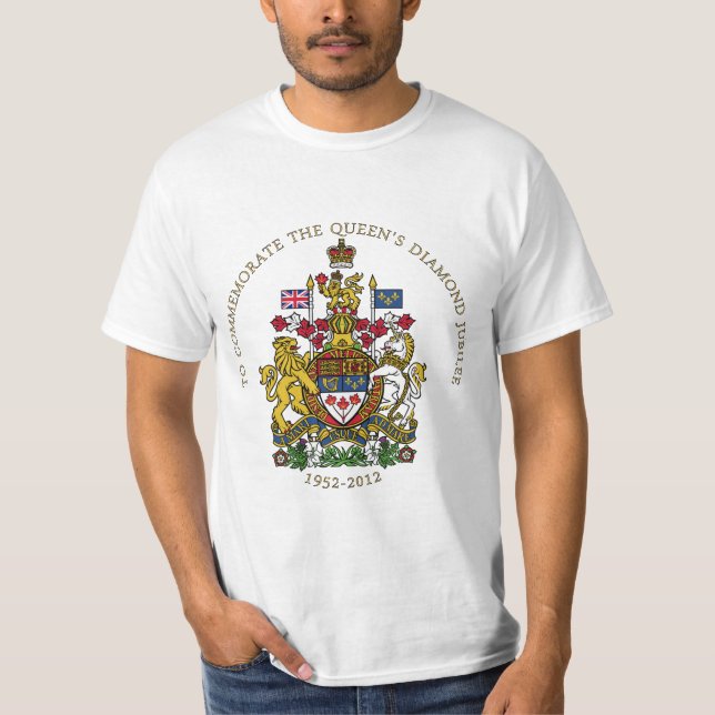 T-shirt Jubilé de diamant Canada (Devant)