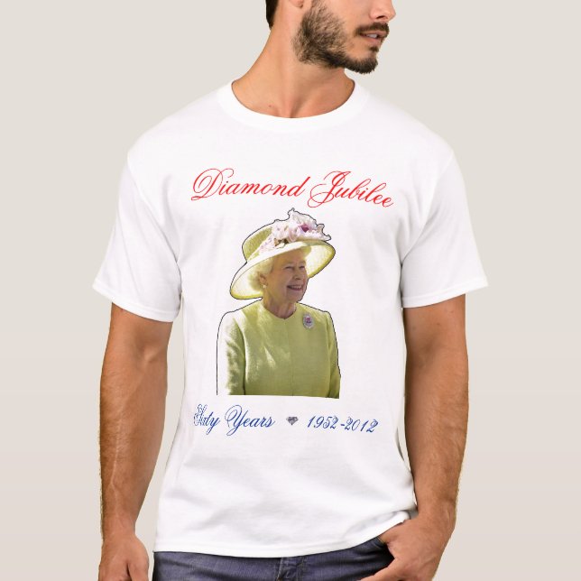T-shirt Jubilé de diamant de Queens 60 ans Chemise (Devant)