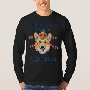 T-shirt Jubilé de la reine britannique en platine Cute Cor