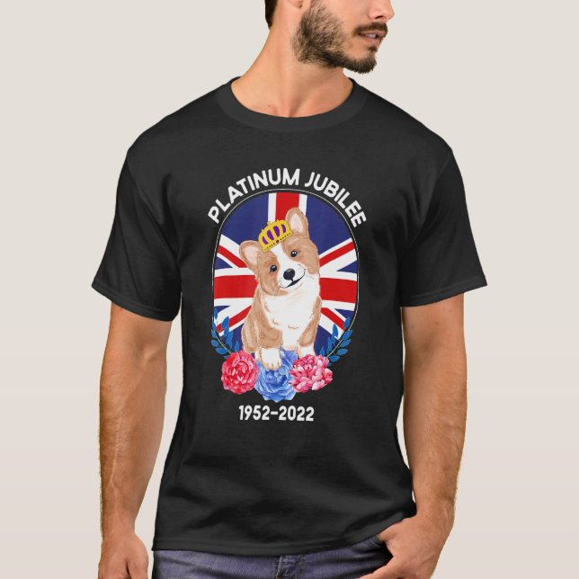 T-shirt Jubilé de platine 2022 Reine des monarques britann (Devant)