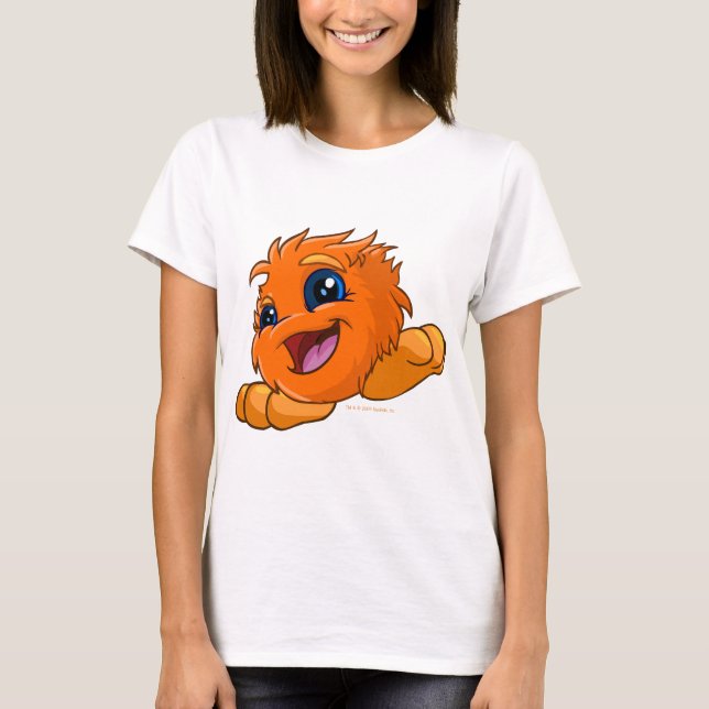 T-shirt JubJub orange heureux (Devant)