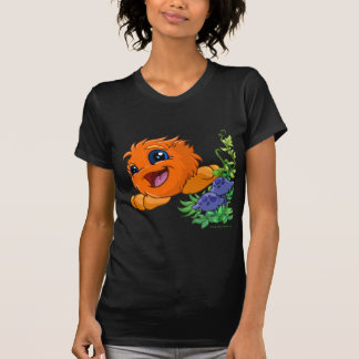 T-shirt JubJub orange heureux au central de Neopia