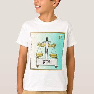 T-shirt Judaica 12 Tribes Israel Dan Art