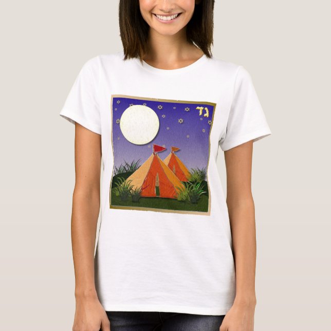 T-shirt Judaica 12 Tribes of Israel Gad (Devant)