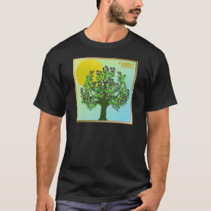 T-shirt Judaica 12 tribus d'Israël Asher