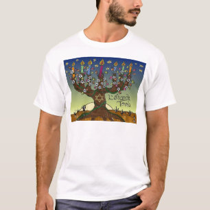 T-shirt Judaica L'shanah Tovah Arbre de vie Dons Vêtements