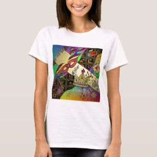 T-shirt Judaica Purim Esther Célébration Art Imprimer