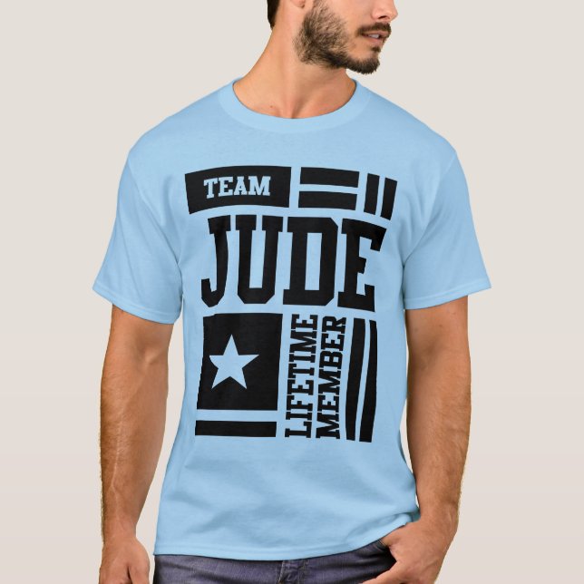 T-shirt Jude Nom personnalisé Anniversaire Cadeau (Devant)