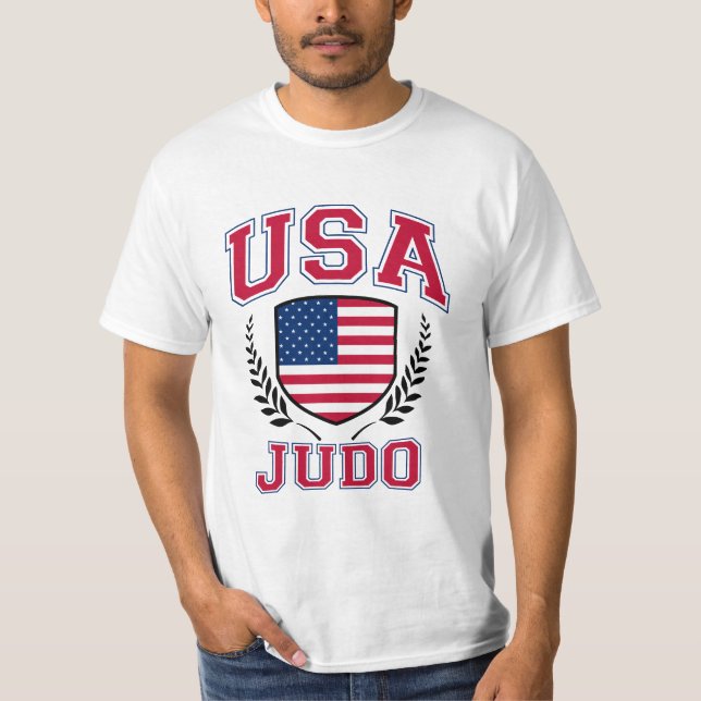 T-shirt Judo des Etats-Unis (Devant)