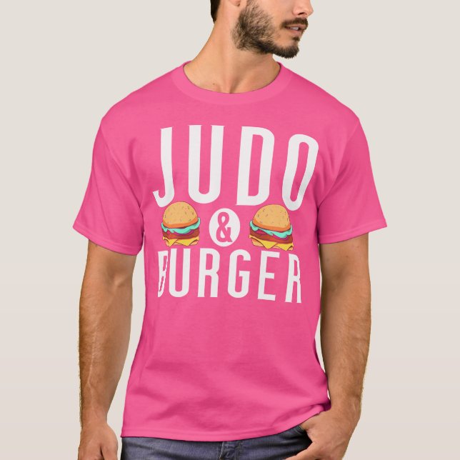 T-shirt Judo Et Burger Lover Judo (Devant)