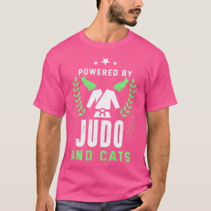 T-shirt Judo Funny Amoureux des chats Sport Martial Art Hu