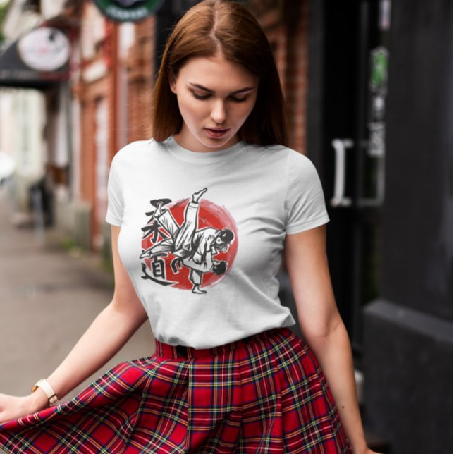 T-shirt Judo Hand Drawn Fighters (Créateur téléchargé)