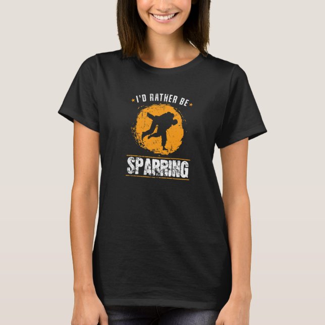 T-shirt Judo Je préfère être en combat (Devant)