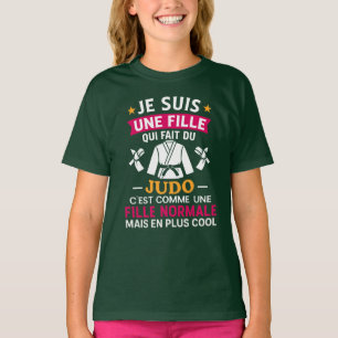 T-shirt Judo Judoiste Je Suis Une Fille Qui Fait Du Judo