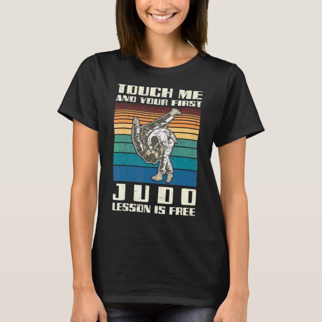 T-shirt Judo Judoken Japon Jiu Jitsu Athlète d'entraînemen (Devant)