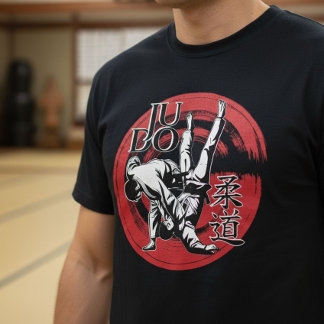 T-shirt Judo Kanji et Lancer du Soleil Levant - Arts Marti