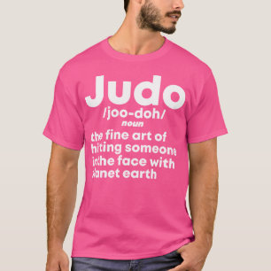 T-shirt Judo L'Art De Toucher Quelqu'Un Avec Une Planète J