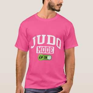 T-shirt Judo Mode On - Funky Martial Arts Kung Fu Judo Fig