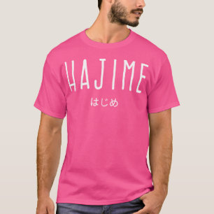 T-shirt Judoka Hajime Japonais Dit Idée Judo