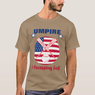 T-shirt Juge-arbitre de baseball Funny Sports Citation de 