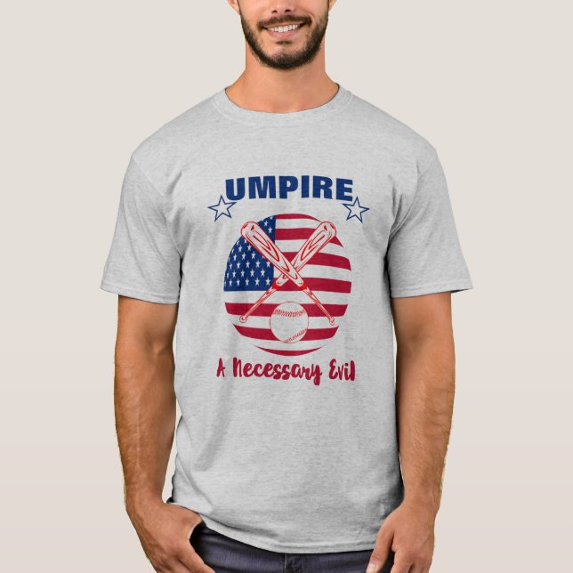 T-shirt Juge-arbitre de baseball Funny Sports Citation de  (Devant)