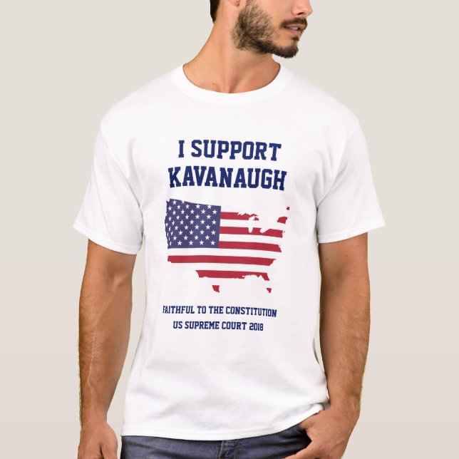 T-shirt Juge Brett Kavanaugh SCOTUS de DRAPEAU AMÉRICAIN (Devant)