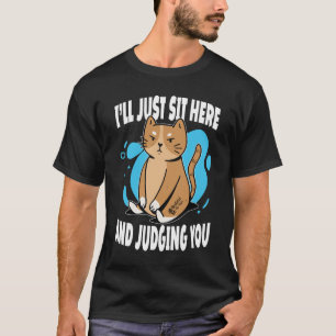 T-shirt Juge Chat Hommes Noir