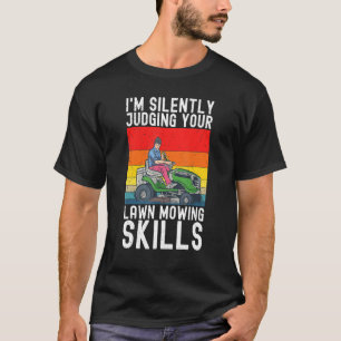 T-shirt Jugement des compétences de tonte de pelouse Aména