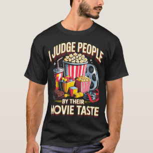 T-shirt Jugez les gens film cinéma nourriture nuit snack m