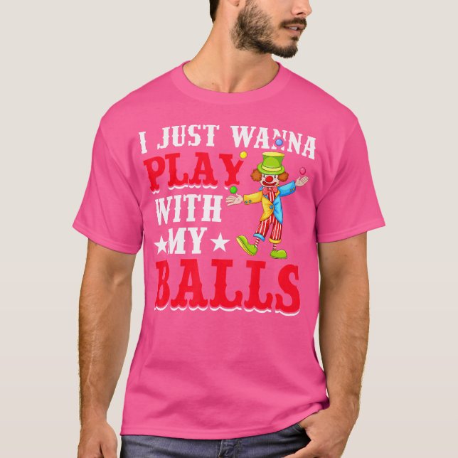 T-shirt Jugglers Costume Funny Circus Stuff Juggling Balls (Devant)