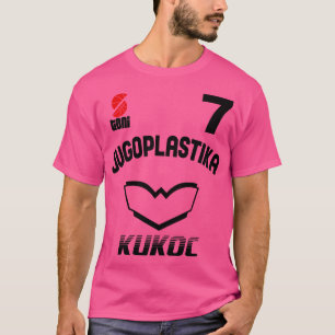 T-shirt Jugoplastika Yougoslavie Croatie Retro Toni Kukoc 