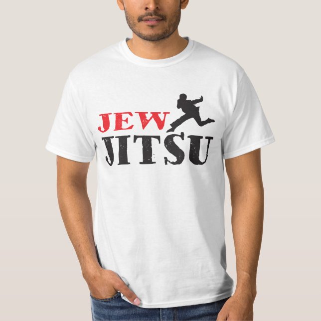 T-shirt Juif Jitsu - humour juif drôle (Devant)