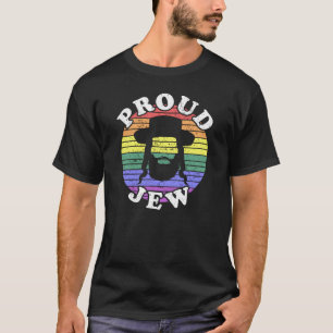 T-shirt Juif joyeux rétro LGBT