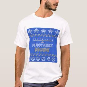 T-Shirt juif Maccabée Mode Ugly Hanukkah