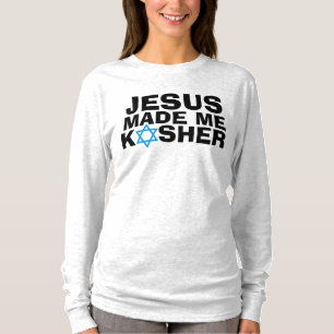 T-shirt juif messianique JESUS M'A RENDU CASHER