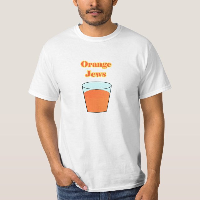 T-shirt Juifs oranges (Devant)