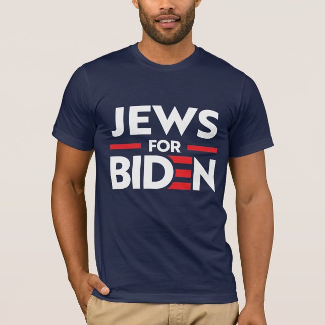 T-SHIRT JUIFS POUR JOE BIDEN (Devant)