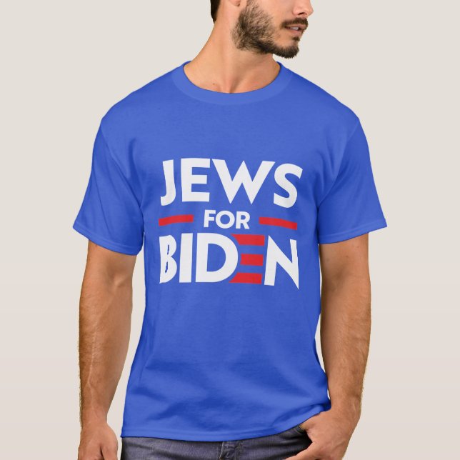 T-SHIRT JUIFS POUR JOE BIDEN (Devant)