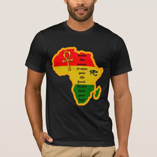 T-shirt Juillet 1998 - Citation de puissance Ankh en Afriq (Devant)