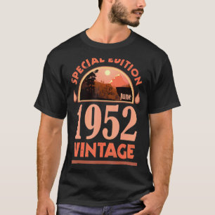 T-shirt Juin 1952 Edition spéciale Anniversaire Vintage