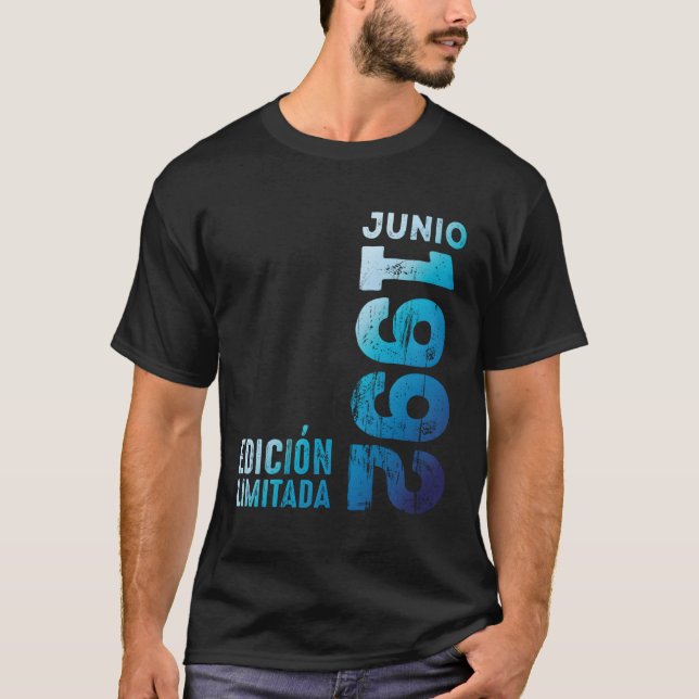 T-shirt Juin 1992 Année 1992 1992 1992 Depuis 1992 (Devant)