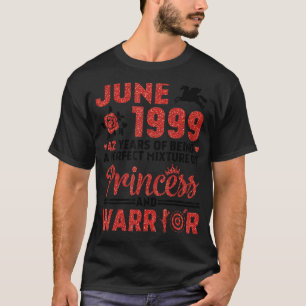 T-shirt Juin 1999 23 Ans D'Être Un Mélange Parfait Prince