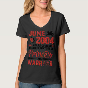 T-shirt Juin 2004 18 Ans D'Être Un Mélange Parfait Prince