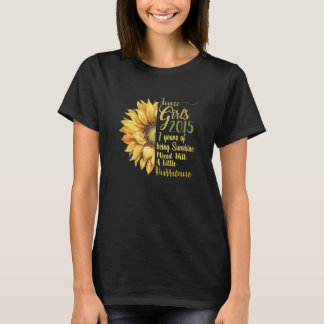 T-shirt Juin Fille 2015 7 Ans 7 Anniversaire du soleil