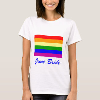 T-shirt Juin Mariage marié/gay